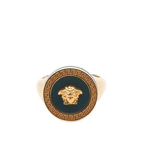 versace mens signet ring|versace men's jewellery.